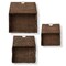 Casafield Water Hyacinth Rectangular Storage Baskets with Lids, Multipurpose Shelf Organization Totes for Bedroom, Bathroom, Laundry, Home Office